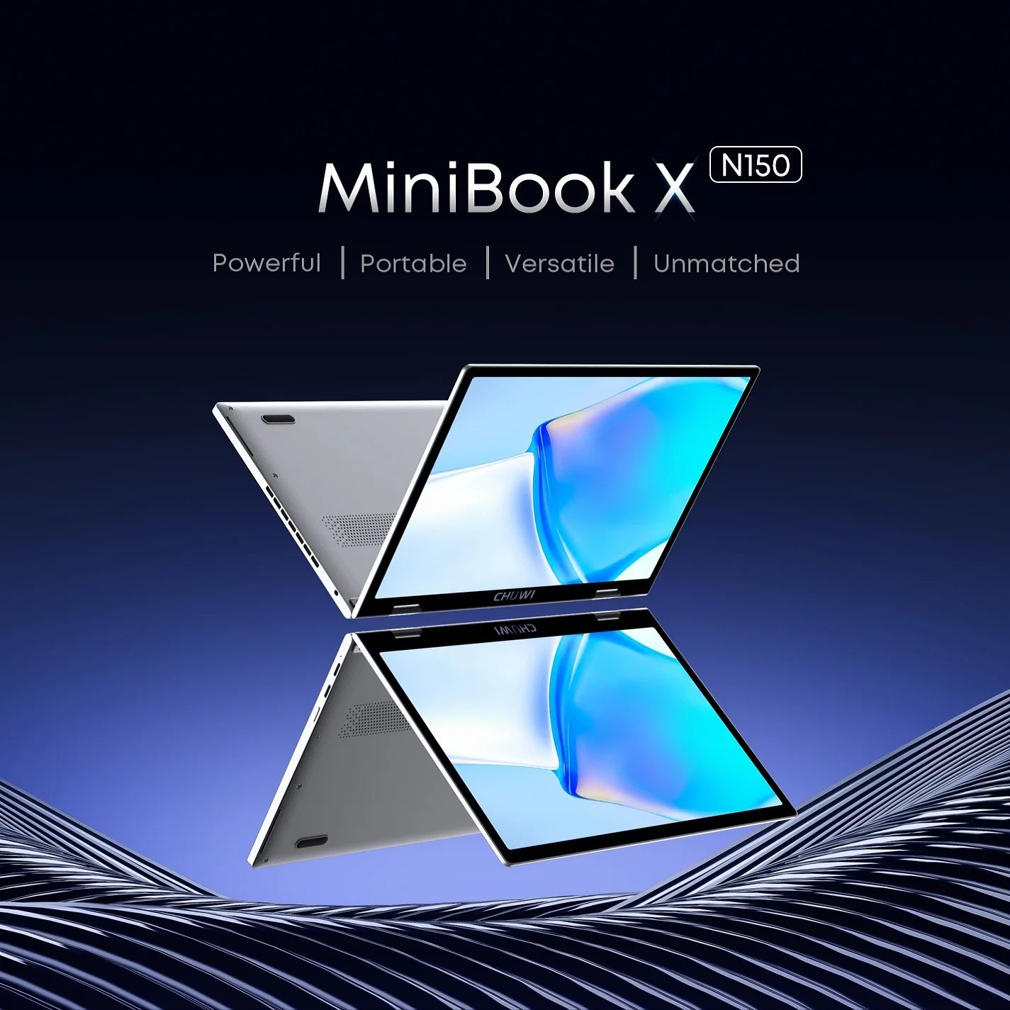 CHUWI MiniBook X ordinateur portable tablette 2 en 1 Intel N150/N100 10.51 "FHD IPS écran 16GB/12GB RAM LPDDR5 512G SSD Windows 11 ordinateur portable