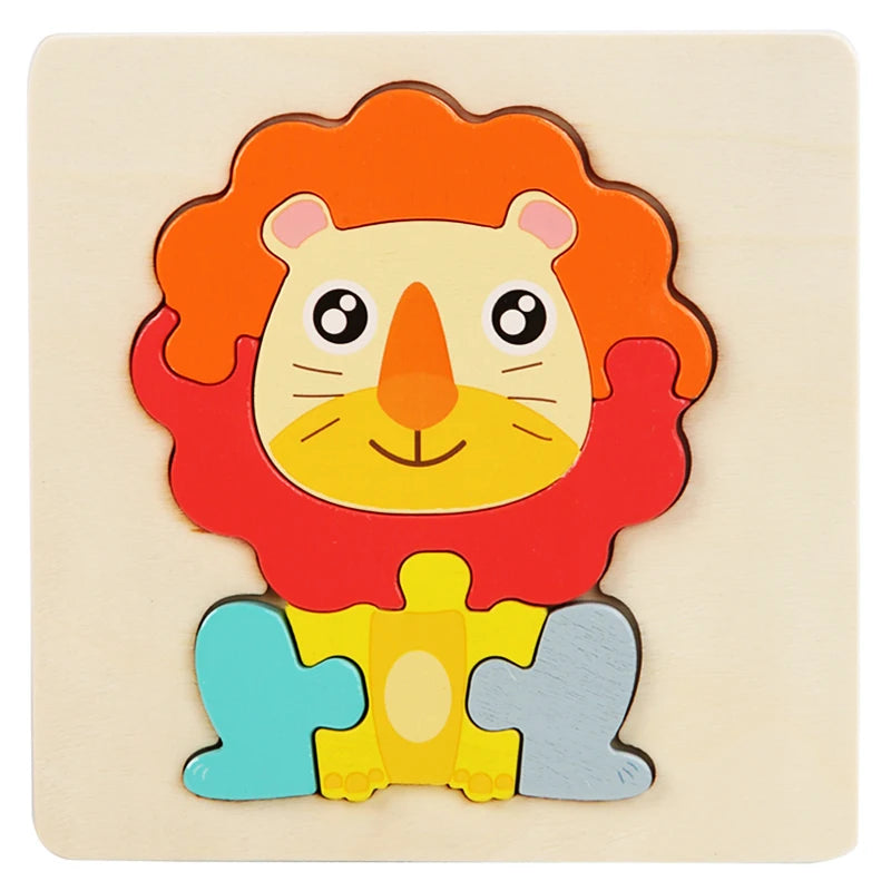 Ensemble de Puzzle en bois Montessori pour tout-petits, jeux pour bébés et enfants, jouets éducatifs et d'apprentissage de l'intelligence de 1 2 3 4 ans