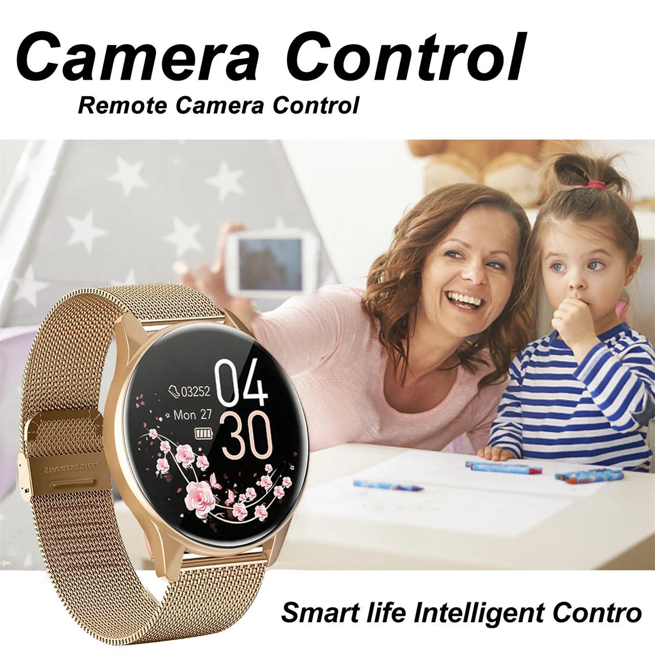 Montre intelligente, appel/cadran sans fil, mode multi-sport, alertes, pour hommes et femmes, papier peint personnalisé, iPhone/andriod