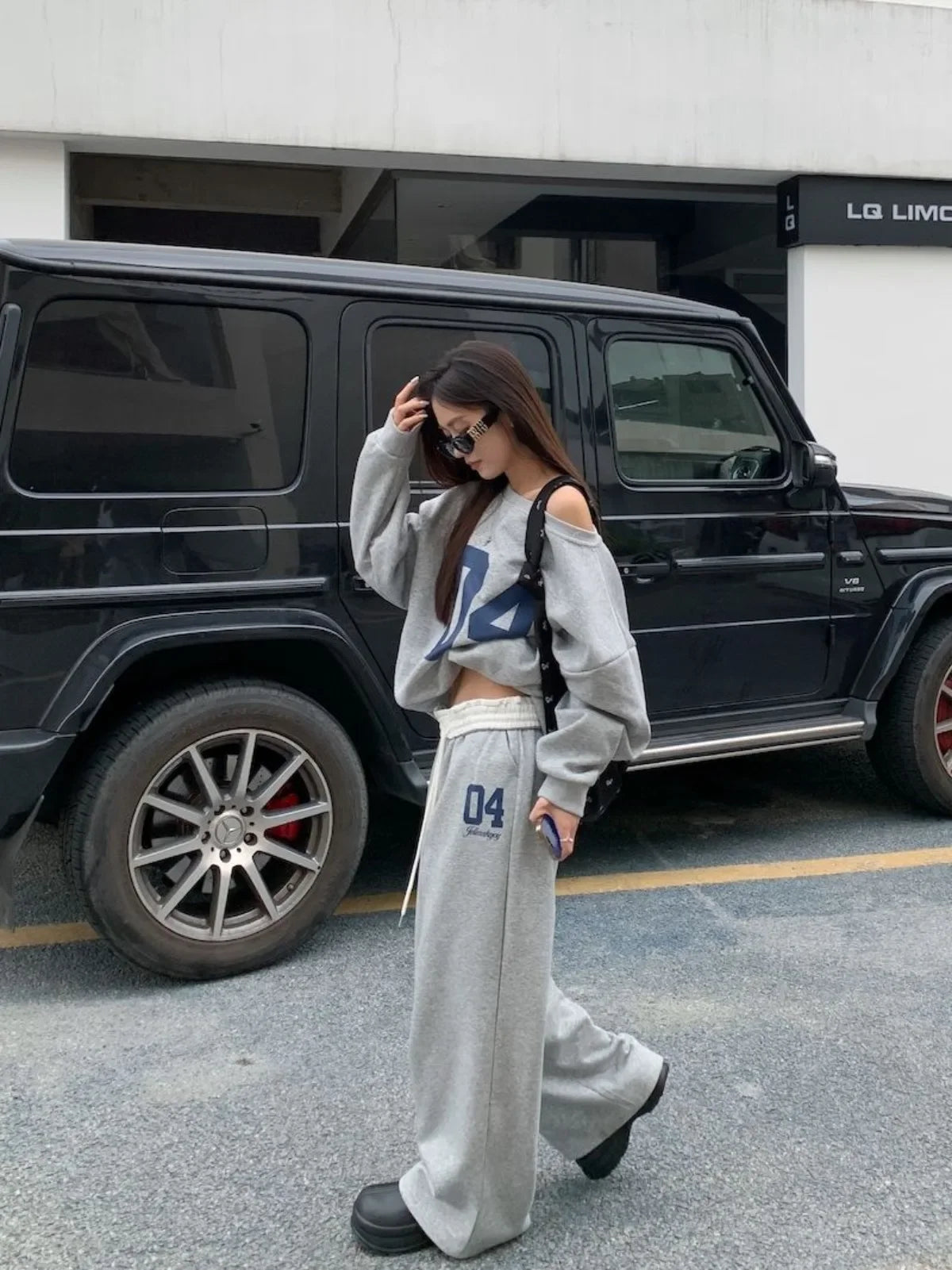 Pantalon de sport rétro pour femmes, mode américaine, Texture classique, taille haute et tombant, pantalons décontractés, amples, printemps été