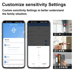Capteur de vibrations intelligent ZigBee, moniteur, contrôle par application, Protection de sécurité, capteur Zigbee, alarme de mouvement et de choc, Support Z2M