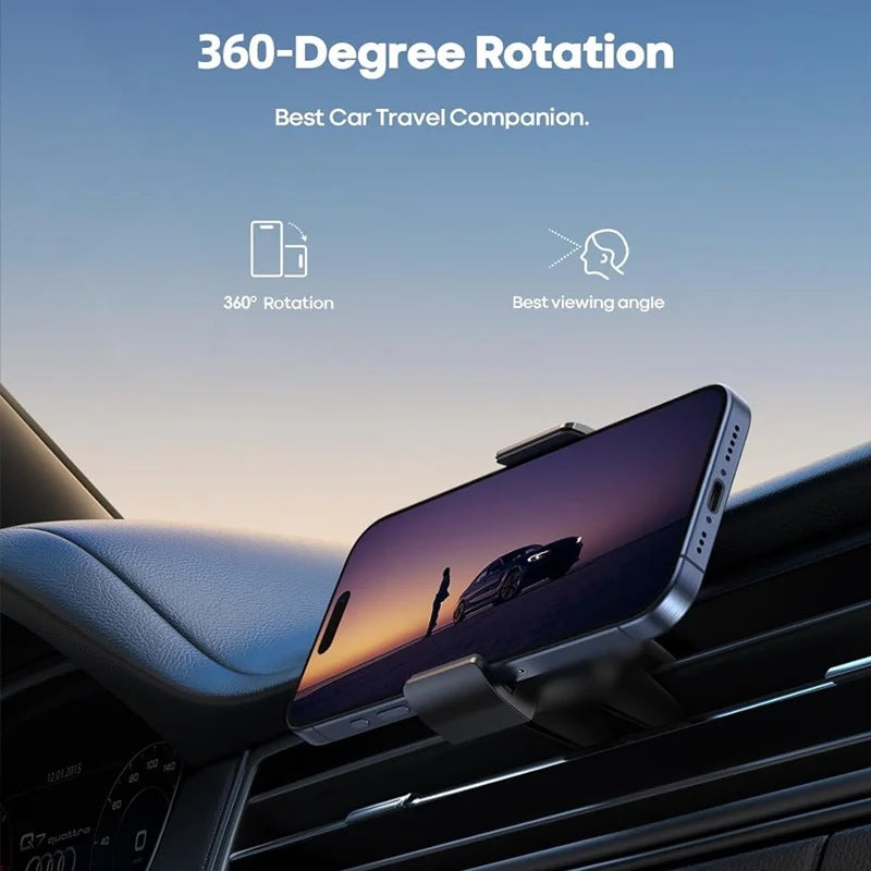 Support de téléphone universel pour voiture, pour iPhone XS 8 11 12 13 14 15 Pro Max, Clip de montage pour grille d'aération, Support de téléphone pour voiture, Smartphone