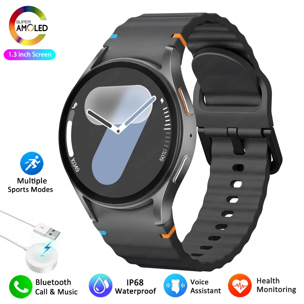 2025 nouvelle montre intelligente 7 Mini femmes GPS mouvement piste NFC AMOLED affichage boussole jeux de fréquence cardiaque Bluetooth appel montre étanche