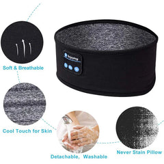 Haut-parleur Bluetooth sans fil, foulard, musique sans fil, casque de sommeil, bandeau de sport, masque oculaire de sommeil intégré, casque de voyage