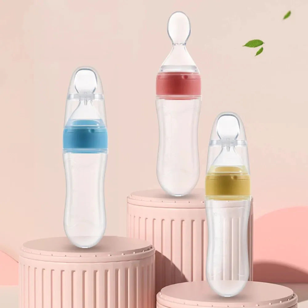 Mangeoire à fruits pour bébé, 90ml, sucette, auto-alimentation, pour instituts de dentition, cuillère à presser