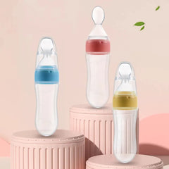 Mangeoire à fruits pour bébé, 90ml, sucette, auto-alimentation, pour instituts de dentition, cuillère à presser