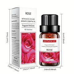12 types d'huiles essentielles biologiques, kit d'huiles essentielles d'aromathérapie pour diffuseur, humidificateurs, aromathérapie, fabrication de bougies (10 ml)