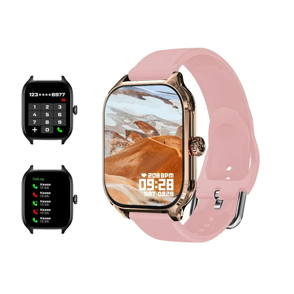 H9 nouvelle montre intelligente 2.01 pouces HD affichage réponse faire appel Message vue Modes de Sport bricolage cadran prévisions météorologiques pour hommes femmes