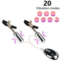 Jouets sexuels pour femmes, massage des seins, pinces clitoridien, 20 continents morts, vibromasseur