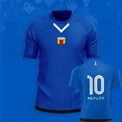 Maillot d'anime Inazuma onze Kaio Football impression 3D T-shirt hommes femmes mode à manches courtes sport T-shirt enfants hauts T-shirt Mark Evens