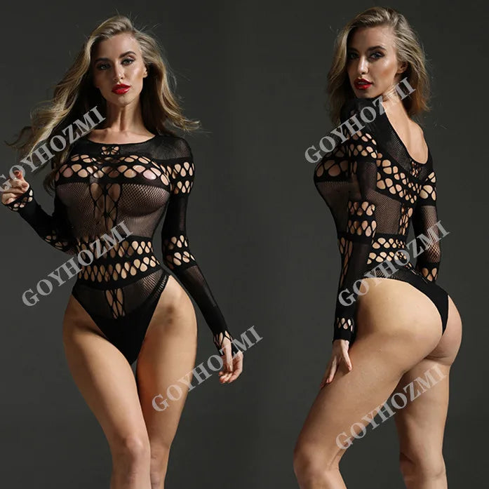 Sexy femmes résille licou robe dos nu coupe basse serré crayon robe mignonne grande taille Mini robe boîte de nuit robe de danse Beatchwear