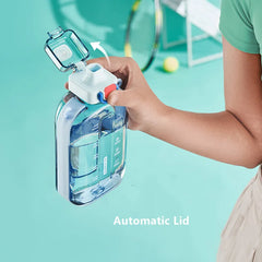 Bouteille d'Eau en Plastique de 750ml avec Sangle, Portable, Écologique, Créative, Durable, pour dehors en Plein Air