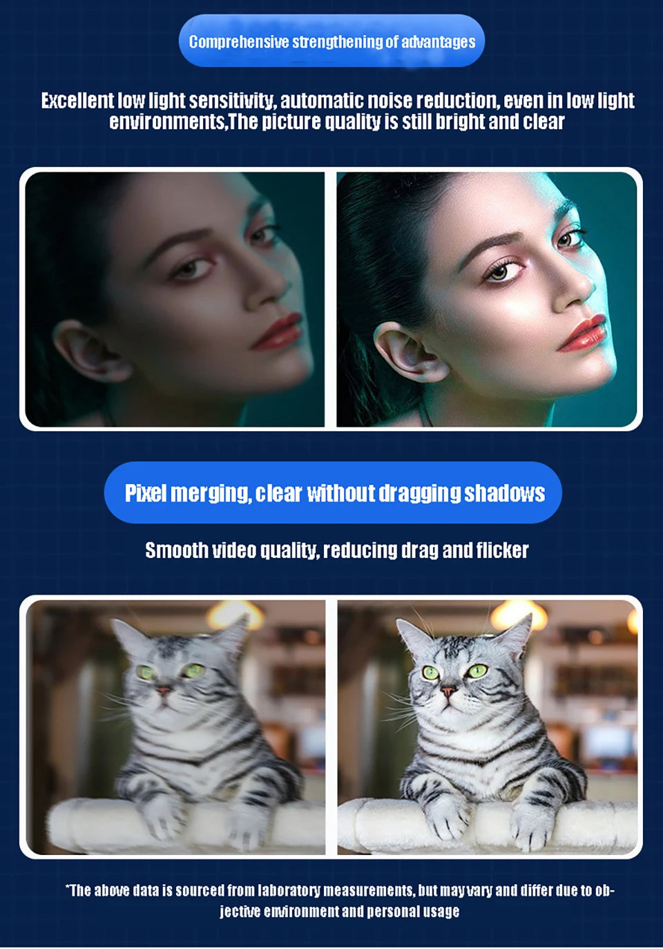 4K USB Webcam with Microphone, Autofocus, 2K Camera for PC/Laptop, 1080P Live Streaming Webcam for Video Calls