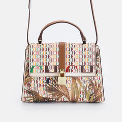 Exquisite and fashionable handbag, lightweight niche, luxury brand with lock, new casual shoulder bag for women 