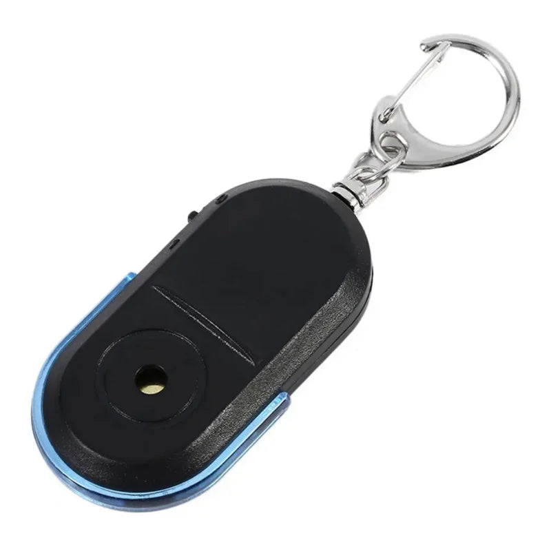 Localisateur intelligent de clés anti-perte, sifflet LED, alarme sonore clignotante avec porte-clés