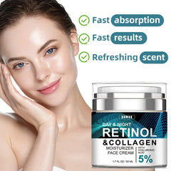 Rétinol Anti-âge crème pour le visage hydratant dissolvant de rides collagène acide hyaluronique crèmes soins de la peau 50ML