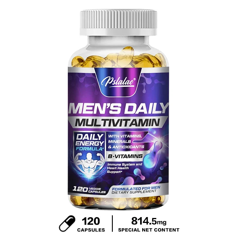 Supplément multivitaminique pour hommes – Améliore l'immunité, augmente l'énergie et l'endurance, favorise la santé globale
