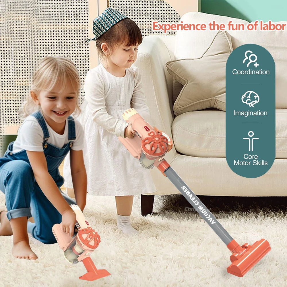 Ensemble d'aspirateur électrique de Simulation pour enfants, jouets de jeu de Simulation pour tout-petits, jeu de rôle, jouet éducatif pour filles et garçons, cadeaux
