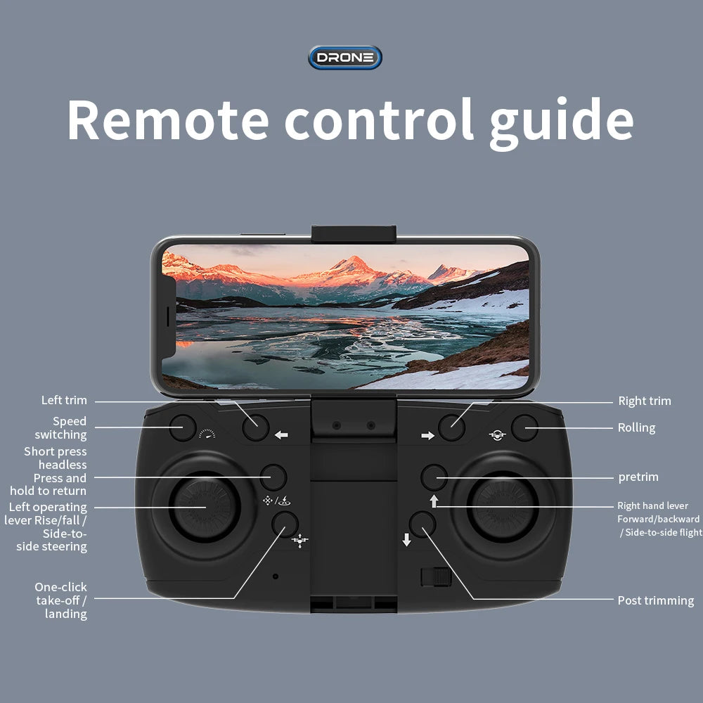 2025 E88 Pro Drone professionnel HD 4K RC avion double caméra localisation du flux optique RC quadrirotor avion hélicoptère garçon jouet