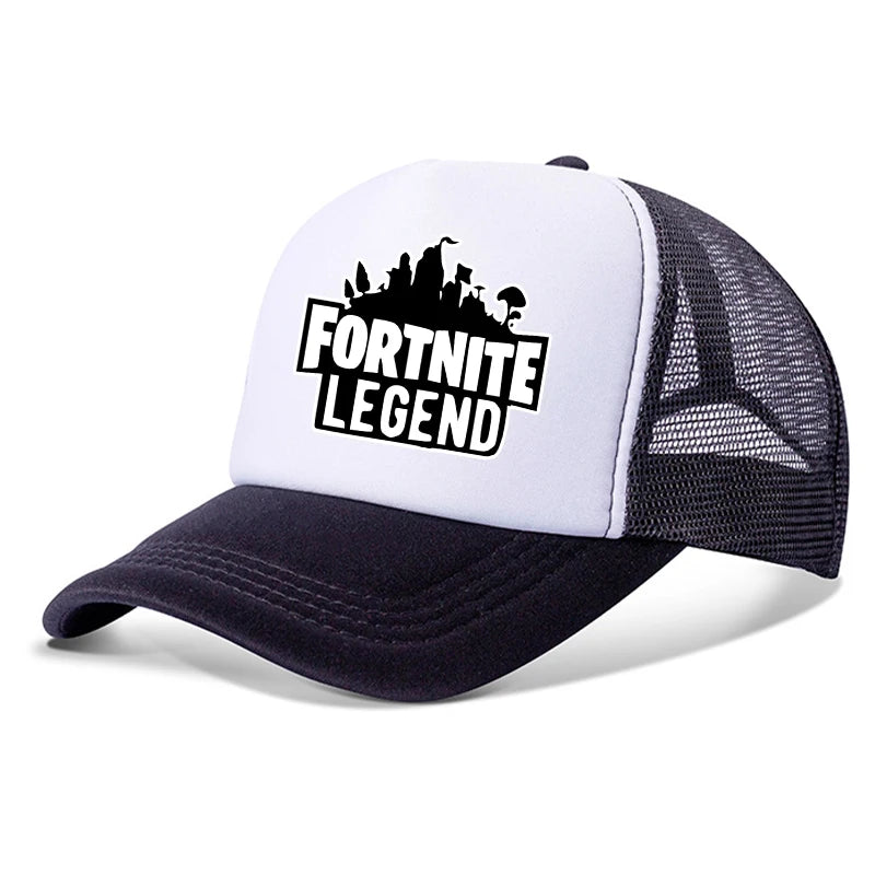 Casquette de Baseball Fortnites pour enfants, chapeau imprimé de jeu de dessin animé pour garçons, chapeau de soleil d'été en plein air, casquette à visière réglable, cadeaux pour enfants, nouvelle collection