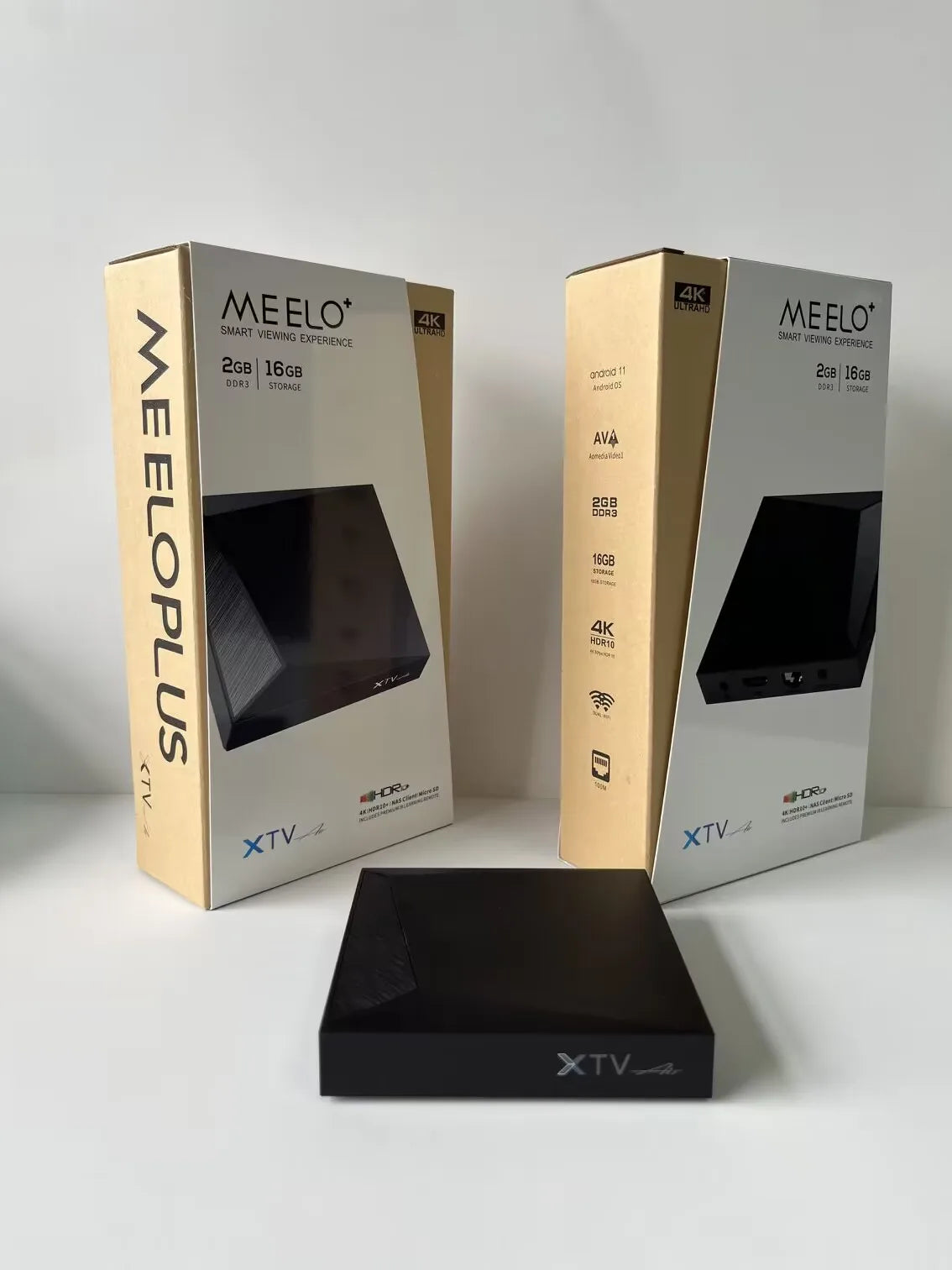 XTV Air nouvelle boîte TV la plus intelligente Amlogic S905W2 Quad Core 1.8 GHz 4K HDR + BT HD LAN 100M AV1 boîte de télévision intelligente XTVAIR