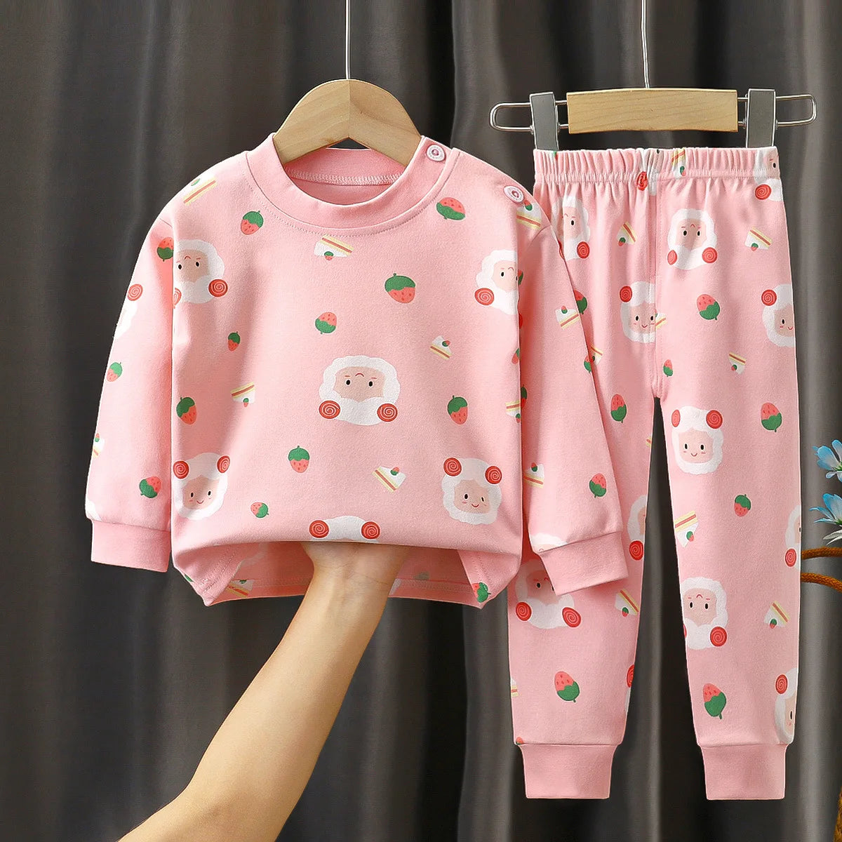 Vêtements pour enfants ensembles pour enfants vêtements pour enfants garçons filles coton automne hiver vêtements pantalons vêtements de nuit sous-vêtements