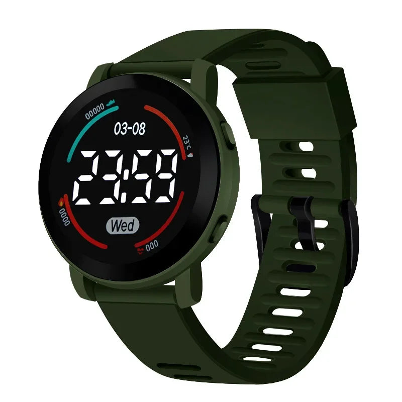 Montres pour enfants mode montres numériques pour enfants étanche Sport LED montre-bracelet électronique Simple garçons filles étudiant horloge