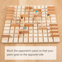 Jouets d'échecs en bois, jeux de stratégie pour enfants, entraînement cérébral, jeu de société interactif Parent-enfant, Puzzle de pensée logique amusant, cadeaux