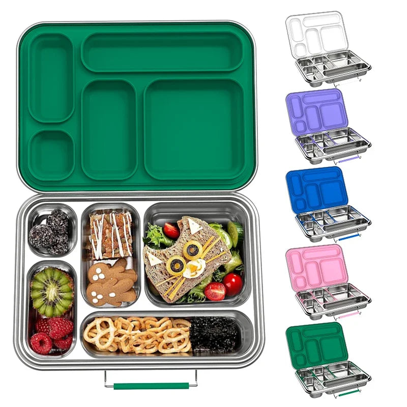 Boîte à Bento pour enfants, boîte à déjeuner pour enfants, boîte à déjeuner à Bento pour enfants, boîte à déjeuner pour tout-petits pour garderie, conteneurs de boîte à déjeuner pour enfants pour l'école