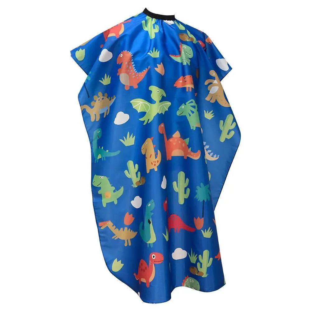 Cape de barbier professionnelle pour enfants, accessoires durables, cape de coupe de cheveux mignonne, imperméable, salon de coiffure