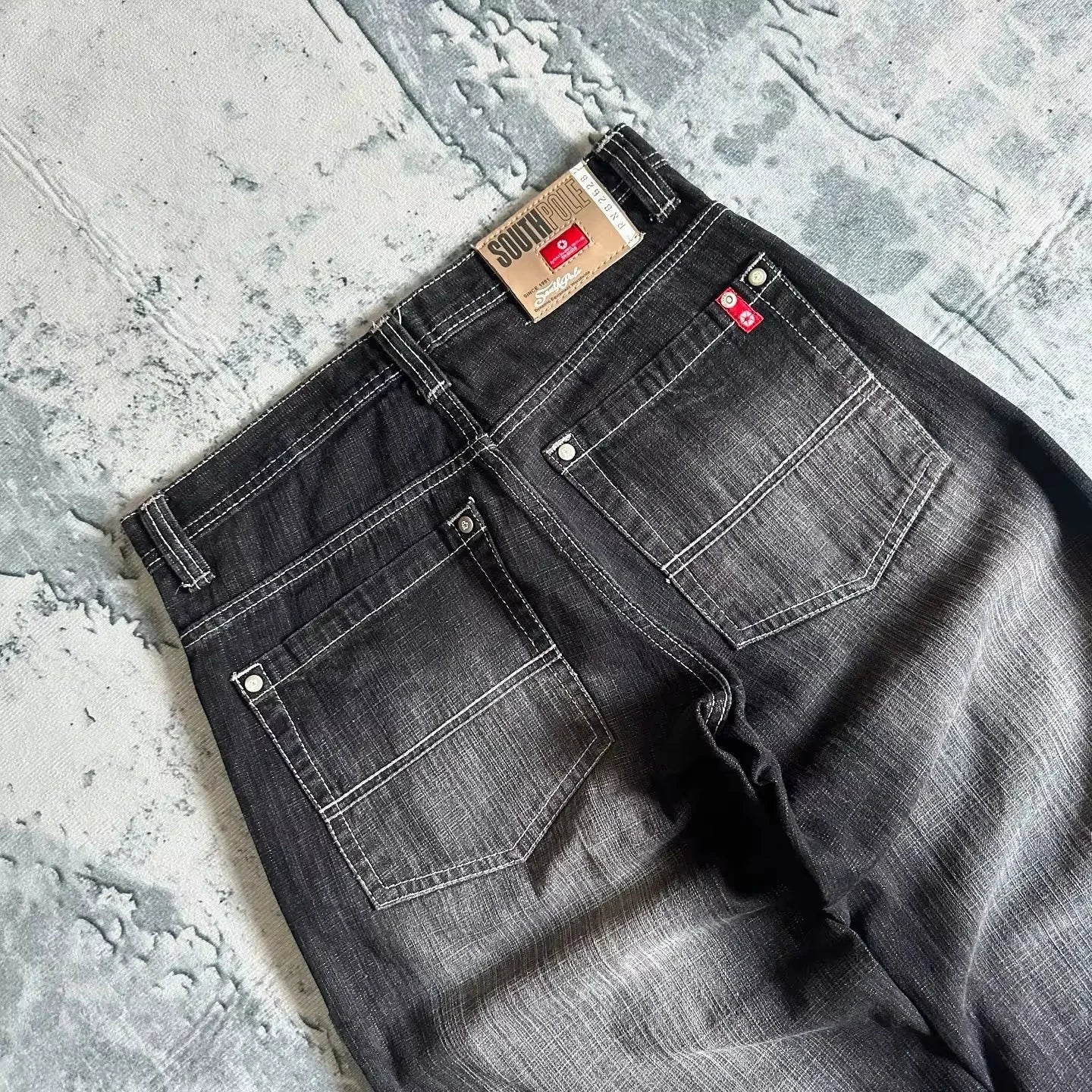 Jeans à jambes larges unisexes pour femmes, pantalons de vadrouille chauds, Street Y2K, Hip Hop, Joker Respzed, New Clearance Spot, American Fashion
