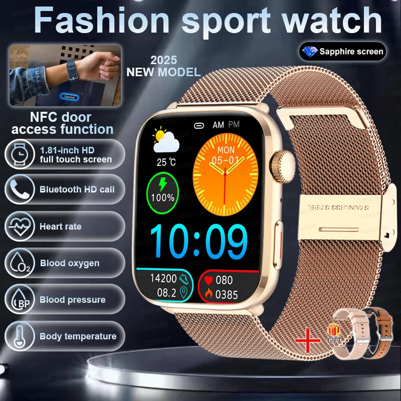 Montre intelligente montre Version mondiale hommes femmes HD AMOLED affichage fréquence cardiaque Bluetooth appel GPS piste étanche sport montres intelligentes
