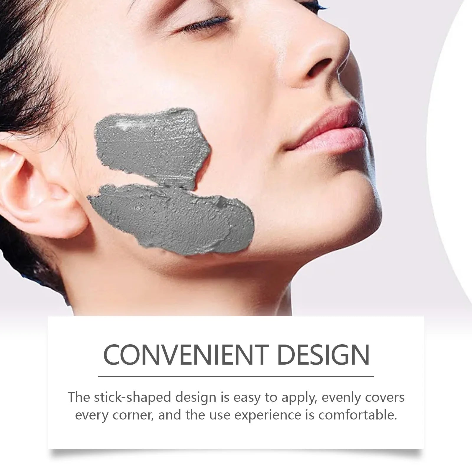 Masque de nettoyage des pores en argile, crème hydratante, exfoliante, contrôle de l'huile, points noirs, boutons, traitement de l'acné