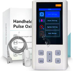 Moniteur d'oxymètre de pouls portatif pour la fréquence cardiaque et la saturation de l'oxygène avec SPO2 médical vétérinaire avec mémoire