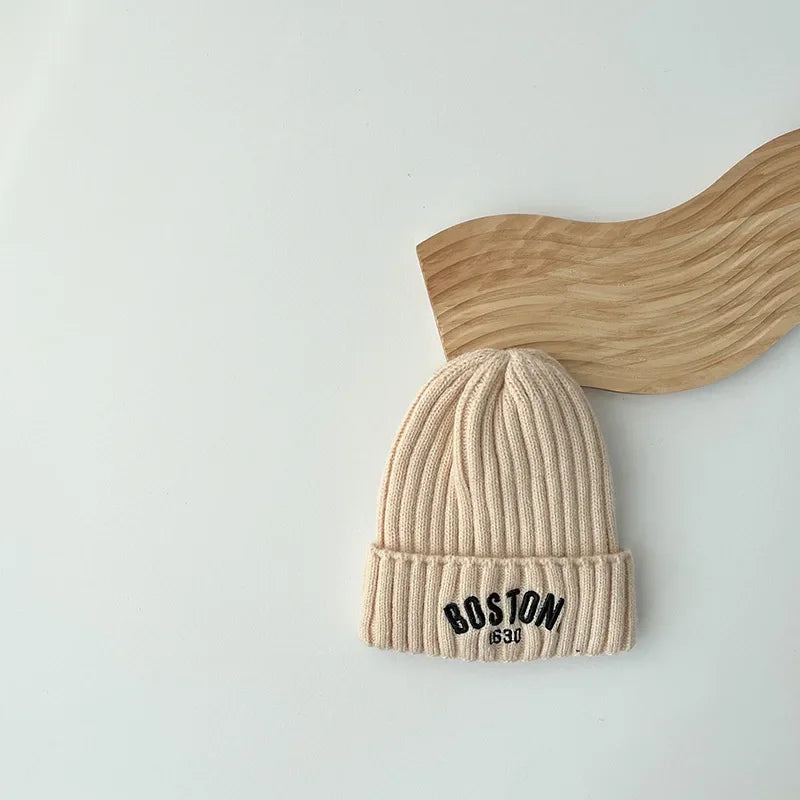 Chapeau de Protection en Laine pour Bébé, Épais et Chaud, Version Coréenne, Cadeau d'Hiver pour Enfant