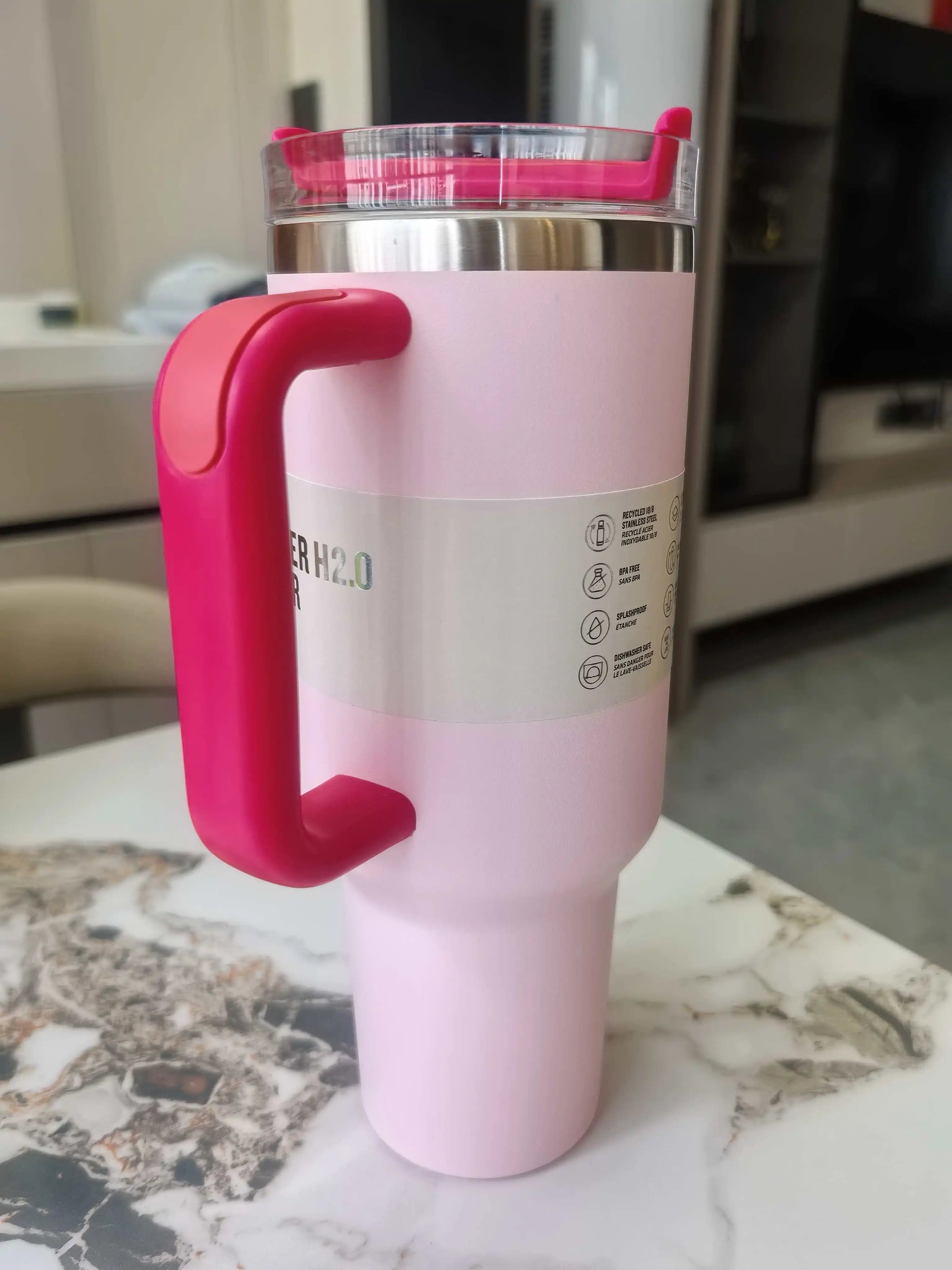2025 nouvelle tasse thermos en acier inoxydable, bouteille d'eau chaude et froide sous vide, adaptée à la maison, au bureau ou à la voiture