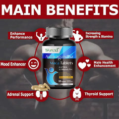 Obtenez une solution sûre et efficace du supplément masculin Ashwagandha, durée insérable