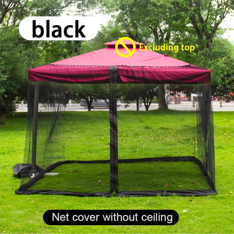 Outdoor camping mosquito net, mesh net for house bed, Roman umbrella, insect repellent, double-door tent protection