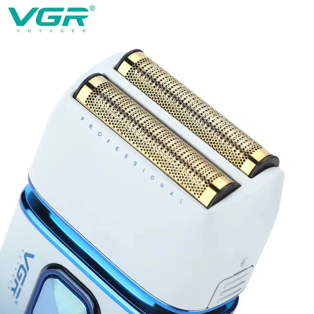 VGR professionnel cheveux barbe rasoir électrique pour hommes USB Rechargeable lavable électrique rasoir chauve tête Machine à raser