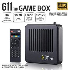 G11 Pro Game Box 4K HD TV Game Stick Console de jeu vidéo 128G intégré 40000 jeux rétro lecteur de jeu Portable manette de jeu sans fil