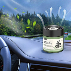 Baume solide d'aromathérapie pour voiture, parfum longue durée, tasse de tableau de bord de voiture, rainure de thé, ornement d'arôme, déodorant intérieur, désodorisant
