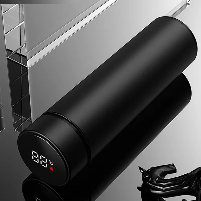 Thermos intelligent en acier inoxydable – Tasse de voyage sous vide à affichage LED (gobelet à thé à café chaud/froid à double température)