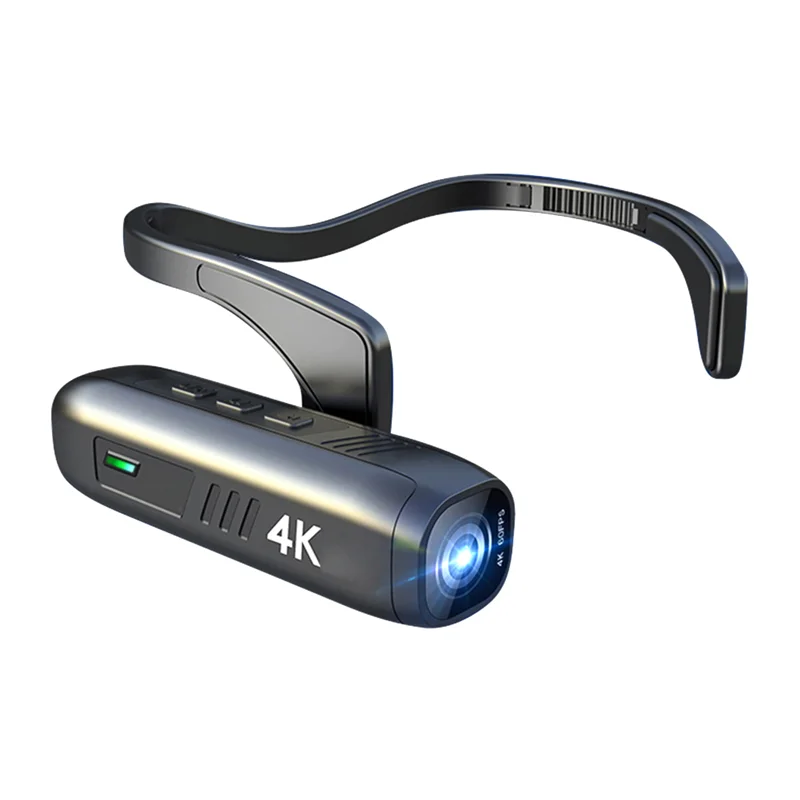 Nouveau 4K 30FPS caméra montée sur la tête portable WiFi caméscope caméra 120 ° Caméra de contrôle APP anti-secouement à objectif grand angle
