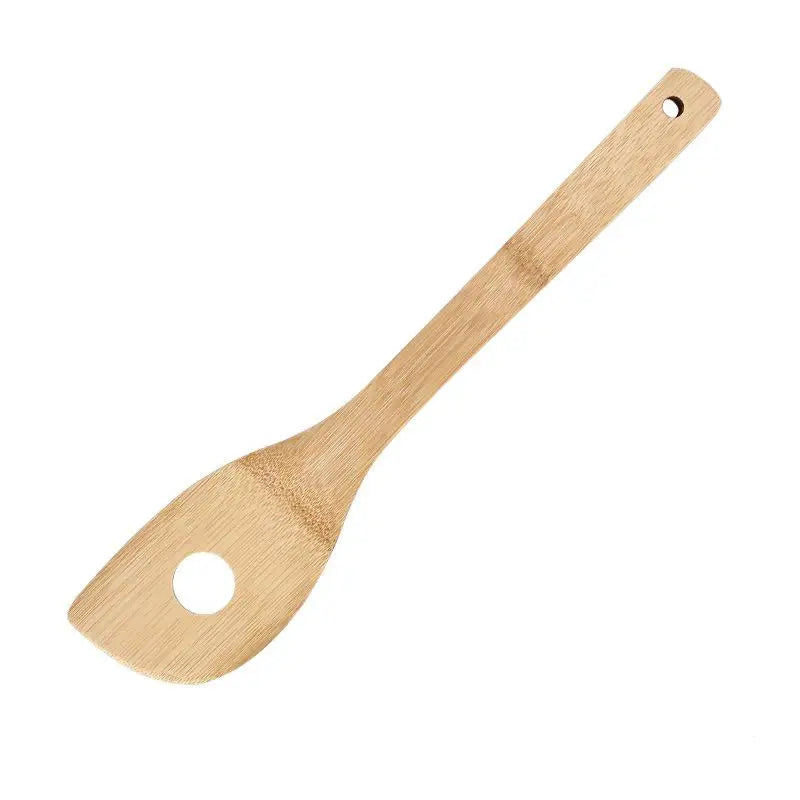 Ensemble d'ustensiles de cuisine en bois, spatule de cuisine en bambou, cuillères, outils à Long manche, miel, café, lait, cuillère à café, épices, condiments