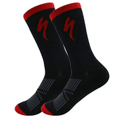 1 paire de chaussettes de sport antidérapantes, respirantes et absorbant la sueur, pour fitness, course à pied, basket-ball, football