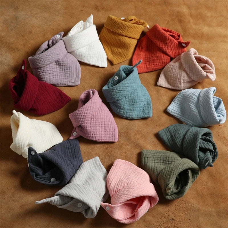 Bavoirs Bandana pour bébé, bavoirs bave pour garçons filles, bavoirs dentition unisexes, confortables absorbants, pour