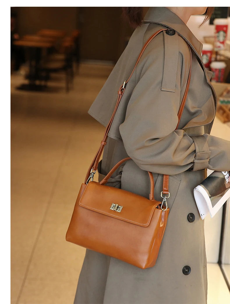 Sac fourre-tout en cuir de vachette véritable pour femme, sac à main en cuir souple pour femme, sacs à bandoulière à la mode, designer de luxe, initié féminin