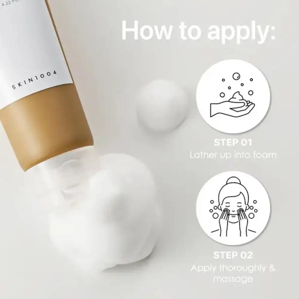 Nettoyant pour le visage Skin1004 Centella Asiatica, Essence de sel de l'himalaya, mousse nettoyante en profondeur pour une purification douce et rafraîchissante