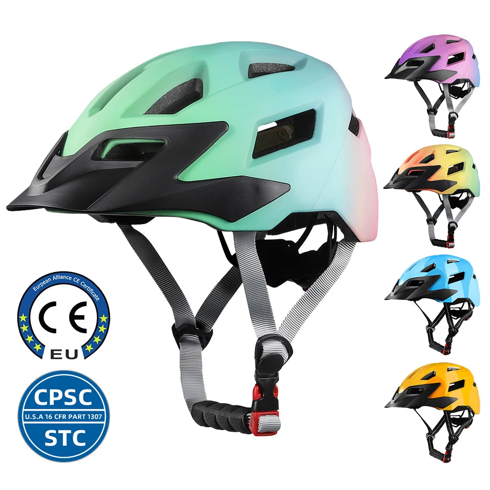 Casque Enfants Vélo Sécurité Cyclisme Garçons Filles Sports de plein air Casquette de protection VTT Draisienne Rollers Casques