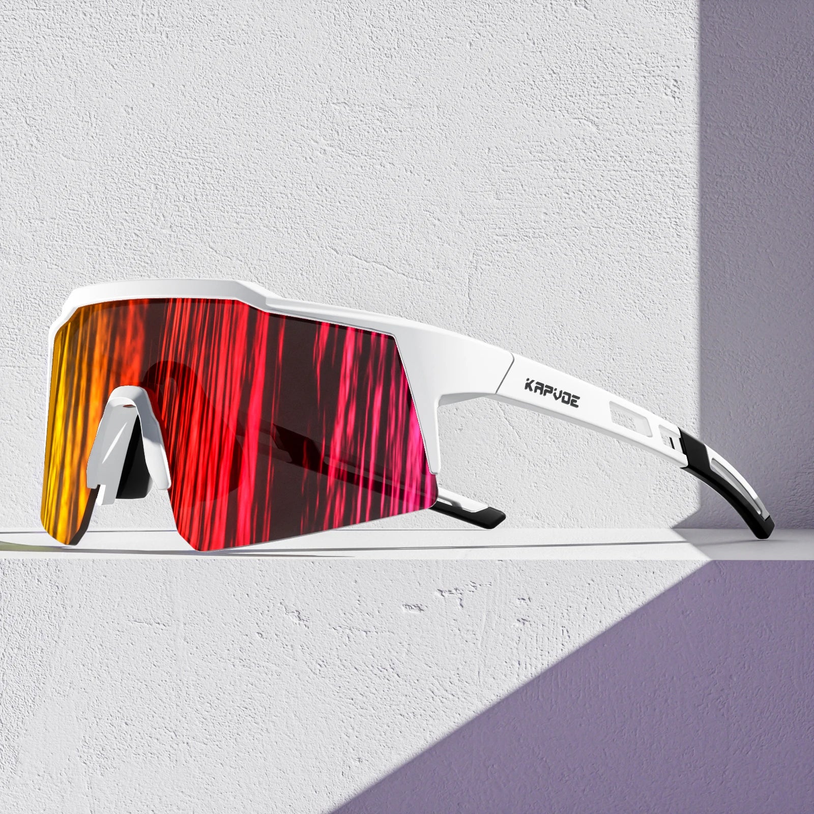 Kapvoe-Lunettes de soleil photochromiques pour enfants, lunettes de vélo de sport, lunettes de vélo d'extérieur pour garçons et filles, lunettes pour adolescents, UV400